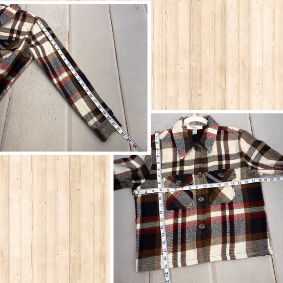 C By One. Cropped Plaid Button Up Jacket SIZE XS - Picture 13 of 13